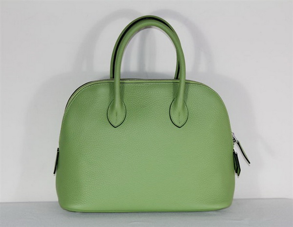 High Quality Replica Hermes Bolide Togo Leather Tote Bag Green 1923